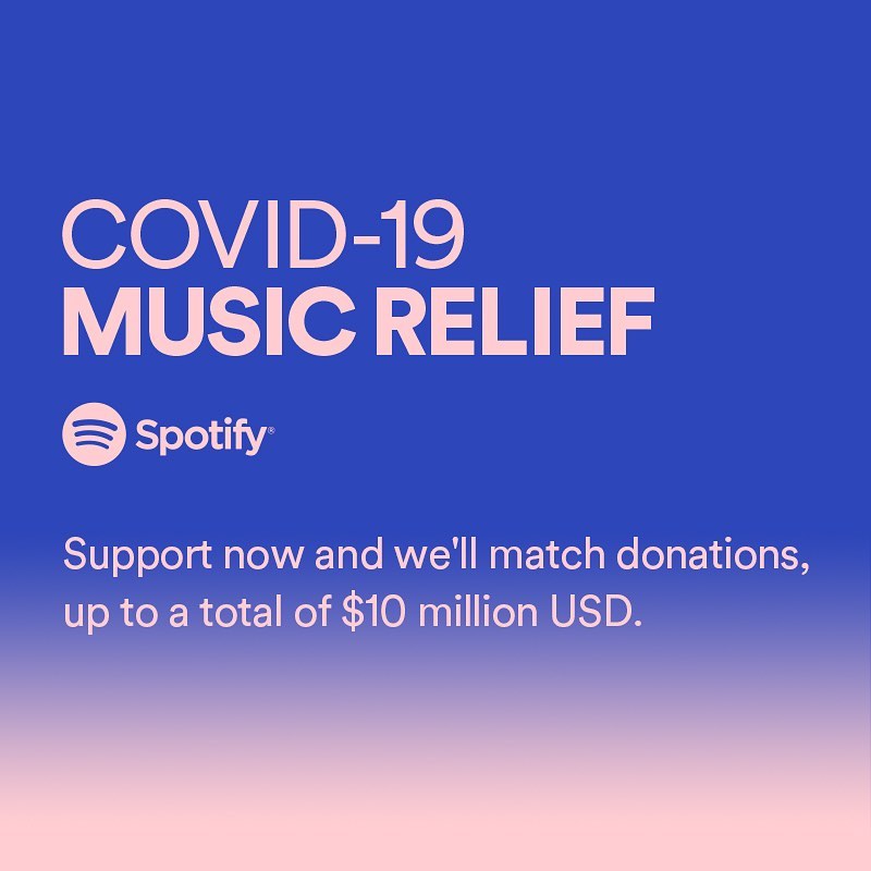 coronavirus pandemic response by spotify